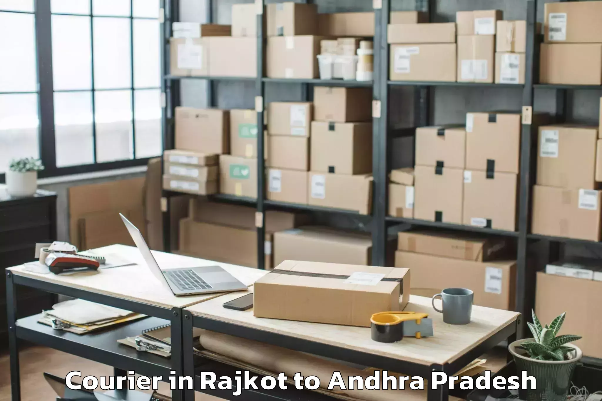 Reliable Rajkot to Pittalavanipalem Courier